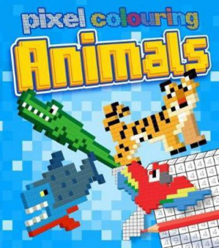 Kniha Pixel Colouring Animals Dan Crisp