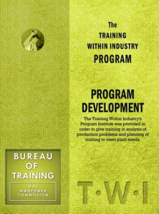 Kniha Training Within Industry: Program Development Enna