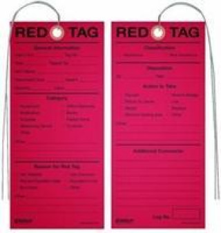 Carte Lean Healthcare 5S Red Tags Enna
