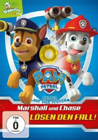Video Paw Patrol - Marshall und Chase lösen den Fall!, 1 DVD 