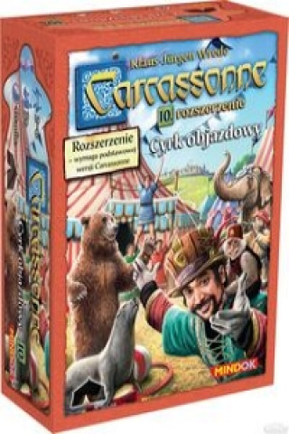 Hra/Hračka Carcassonne Cyrk objazdowy rozszerzenie Wrede Klaus-Jurgen