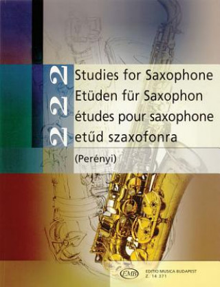 Kniha 222 STUDIES FOR SAXOPHONE Hal Leonard Corp