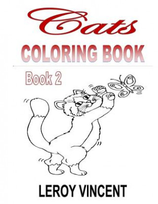 Book Cats Coloring Book Leroy Vincent