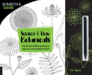 Carte Scratch & Create: Scratch and Draw Botanicals Zoe Ingram