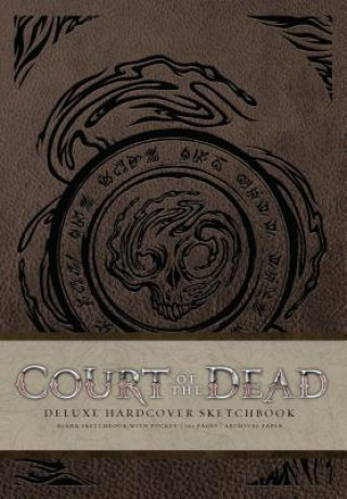 Book Court of the Dead Hardcover Blank Sketchbook Jacob Murray