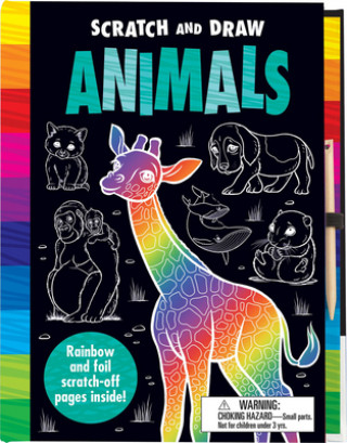 Könyv Scratch and Draw Animals Nat Lambert