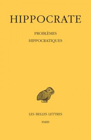 Kniha FRE-HIPPOCRATE TOME XVI PROBLE Alessia Guardasole