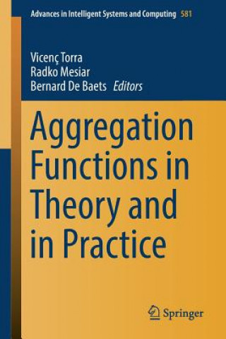 Könyv Aggregation Functions in Theory and in Practice Vicenç Torra