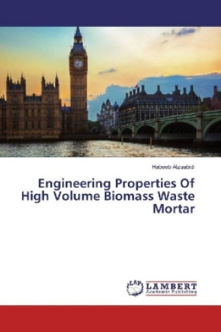 Kniha Engineering Properties Of High Volume Biomass Waste Mortar Habeeb Alzuabidi