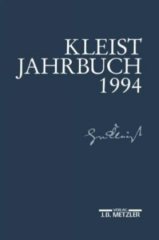 Knjiga Kleist-Jahrbuch 1994 Hans Joachim Kreutzer