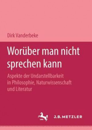 Kniha Woruber man nicht sprechen kann Dirk Vanderbeke