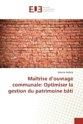 Kniha Maîtrise d'ouvrage communale: Optimiser la gestion du patrimoine bâti Etienne Malbila