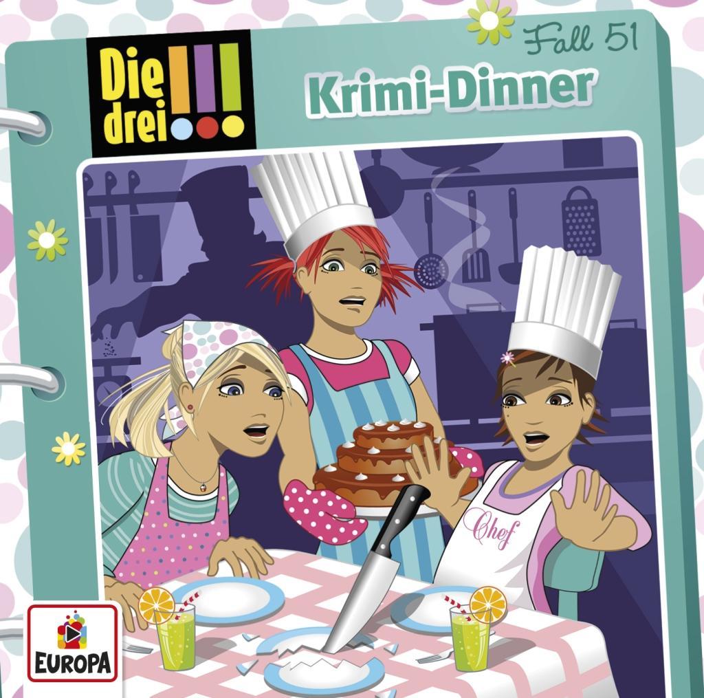 Audio Die drei !!! 51: Krimi-Dinner Henriette Wich