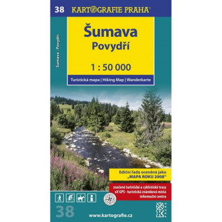 Materiale tipărite Šumava, Povydří 1:50 000 