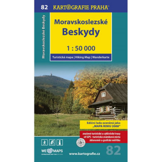 Tiskanica Moravskoslezské Beskydy 1:50 000 