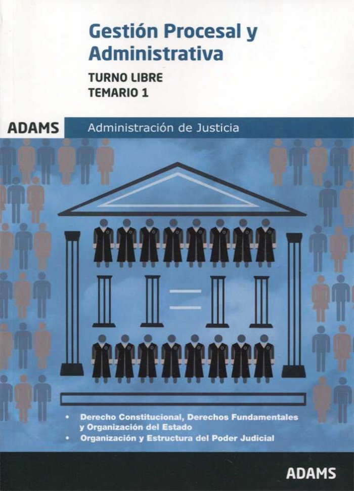 Buch Temario 1 Gestión Procesal y Administrativa, turno Libre 