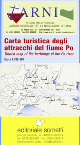 Carte Carta turistica degli attracchi del fiume Po 