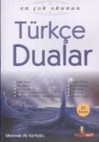 Kniha Türkce Dualar Mehmet Ali Kerkütlü