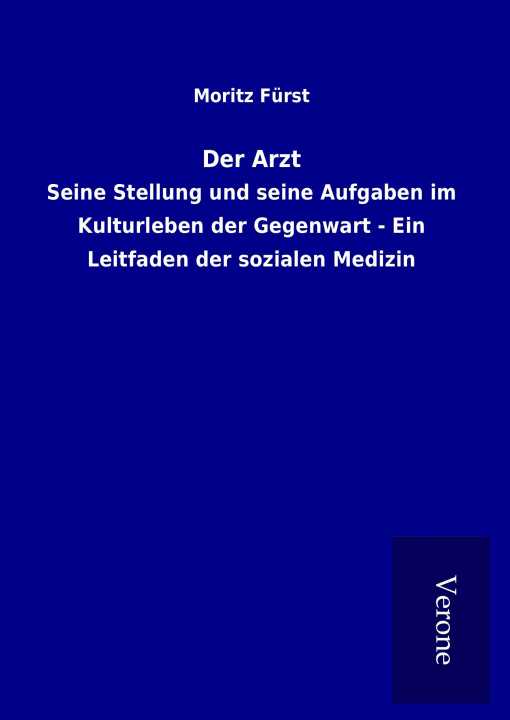 Boek Der Arzt Moritz Fürst