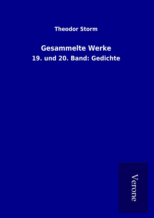 Libro Gesammelte Werke Theodor Storm