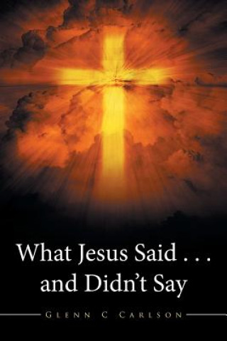 Book What Jesus Said . . . and Didn't Say GLENN C CARLSON