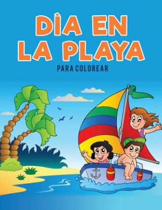 Kniha DIa en la playa para colorear COLORING PAGES KIDS