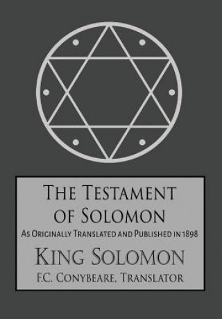 Carte Testament of Solomon KING SOLOMON