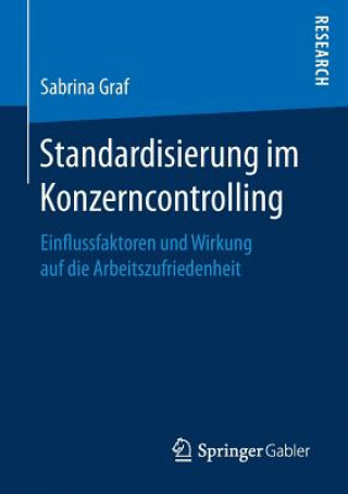 Kniha Standardisierung Im Konzerncontrolling SABRINA GRAF