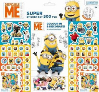 Articole de papetărie Super sticker set 500 ks Mimoni 