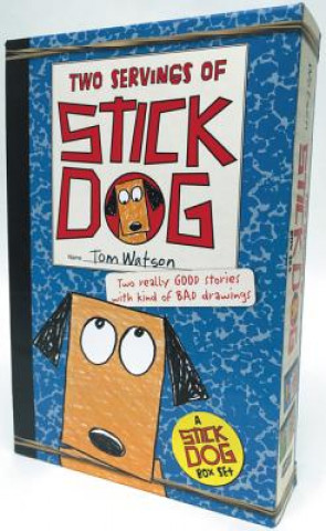 Carte Stick Dog Box Set: Two Servings of Stick Dog: Stick Dog and Stick Dog Wants a Hot Dog Tom Watson