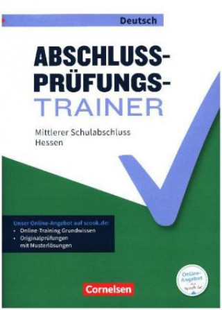 Książka Abschlussprüfungstrainer Deutsch 10. Schuljahr - Hessen - Mittlerer Schulabschluss Hans-Joachim Gauggel