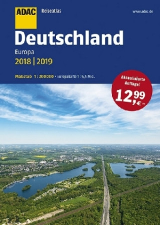 Kniha ADAC Reiseatlas Deutschland, Europa 2018/2019 1:200 000 