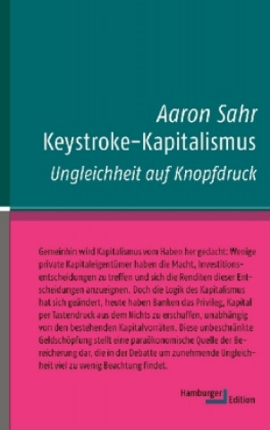 Knjiga Keystroke-Kapitalismus Aaron Sahr