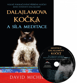 Kniha Dalajlamova kočka a síla meditace + CD David Michie