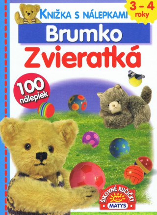 Könyv Knižka s nálepkami Brumko - zvieratká neuvedený autor