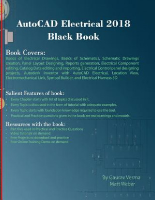 Könyv AutoCAD Electrical 2018 Black Book Gaurav Verma