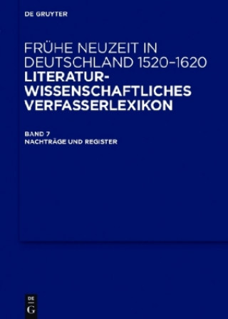 Kniha Nachtrage, Corrigenda und Register Wilhelm Kühlmann