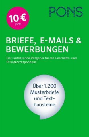 Book PONS Briefe, E-Mails & Bewerbungen 