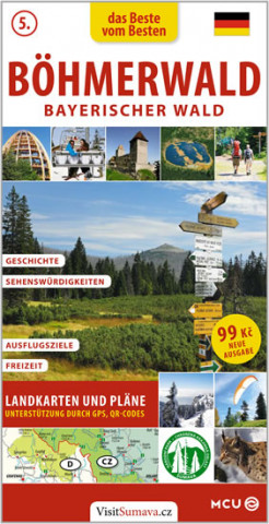 Carte Šumava - kapesní průvodce/německy Jan Eliášek