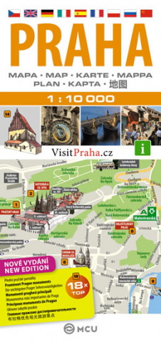 Kniha Praha - plán města 1:10 000 