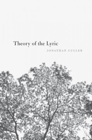 Könyv Theory of the Lyric Jonathan Culler