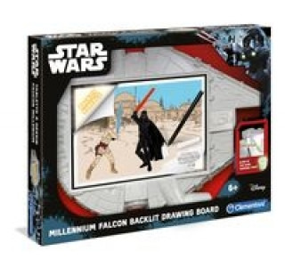 Joc / Jucărie Star Wars - Beleuchtete Zeichentafel Millenium Falcon 