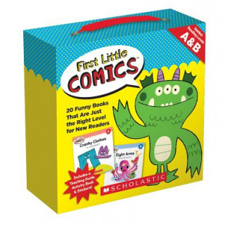 Könyv First Little Comics Parent Pack: Levels A & B: 20 Funny Books That Are Just the Right Level for New Readers Liza Charlesworth