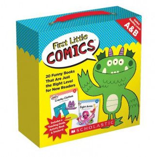 Książka First Little Comics Parent Pack: Levels A & B: 20 Funny Books That Are Just the Right Level for New Readers Liza Charlesworth