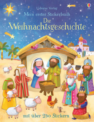 Kniha Mein erstes Stickerbuch: Die Weihnachtsgeschichte Felicity Brooks