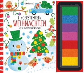 Buch Fingerstempeln: Weihnachten Fiona Watt