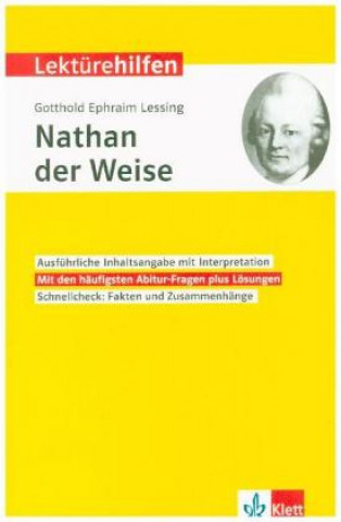 Könyv Lektürehilfen Gotthold Ephraim Lessing "Nathan der Weise" Gotthold Ephraim Lessing