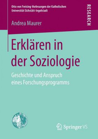 Livre Erklaren in Der Soziologie Andrea Maurer