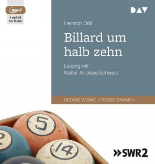 Audio Billard um halb zehn, 1 Audio-CD, 1 MP3 Heinrich Böll