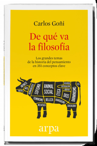 Książka De qué va la filosofía: Los grandes temas de la historia del pensamiento en 351 conceptos clave CARLOS GOÑI